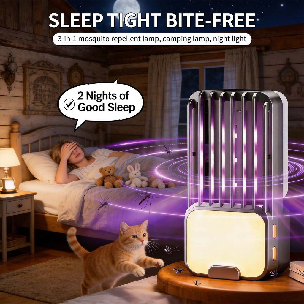 Silent & Safe Mosquito Lamp All Night