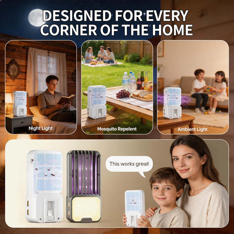 Silent & Safe Mosquito Lamp All Night
